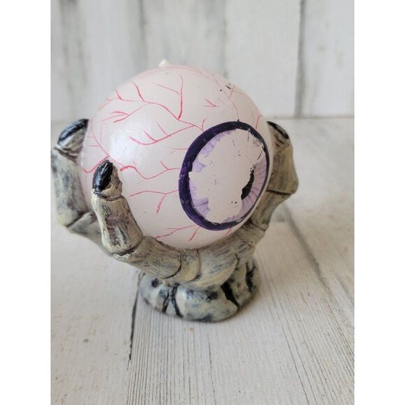 Halloween spooky eyeball candle witch hand skeleton prop decor - Picture 3 of 14